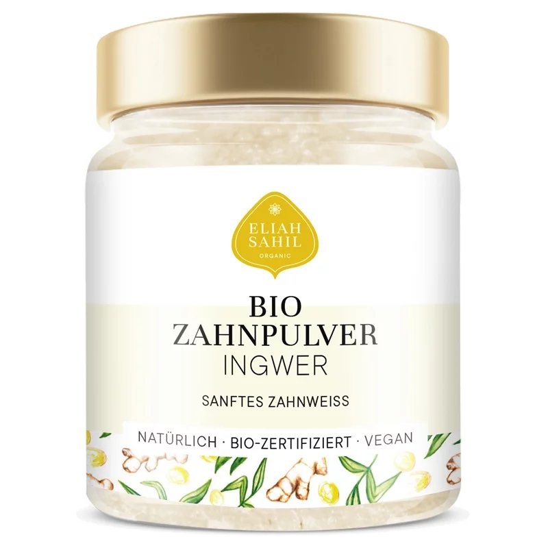 BIO-Zahnpulver für Zahnweiss Ingwer - 45g - Eliah Sahil