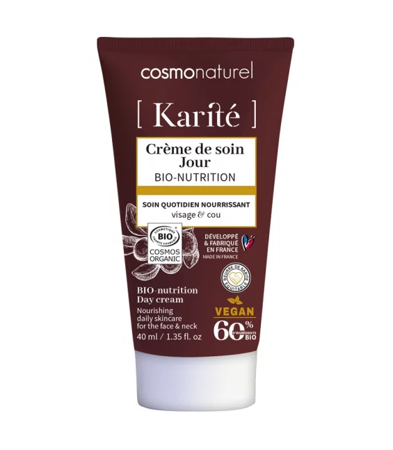 Crème de soin jour BIO beurre de karité - 40ml - Cosmo Naturel
