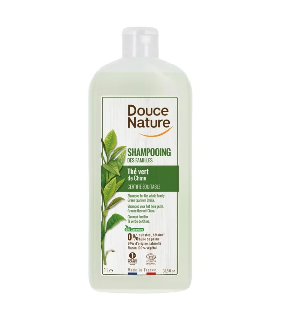Shampooing des familles BIO thé vert - 1l - Douce Nature
