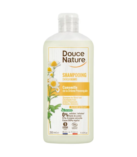 Shampooing cheveux blonds BIO camomille - 250ml - Douce Nature