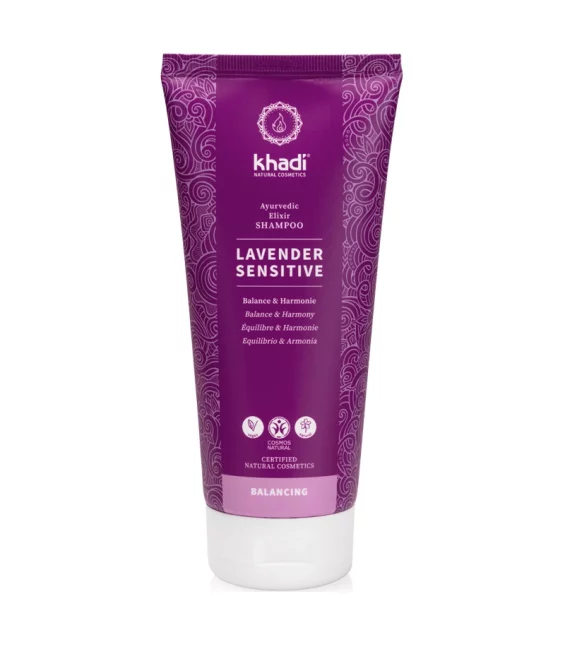Natürliches ayurvedisches Shampoo Sensitive Lavender - 200ml - Khadi