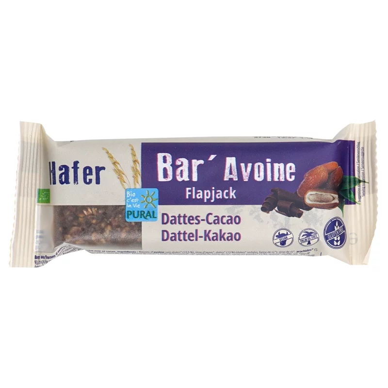 BIO-Haferriegel Dattel & Kakao - 50g - Pural