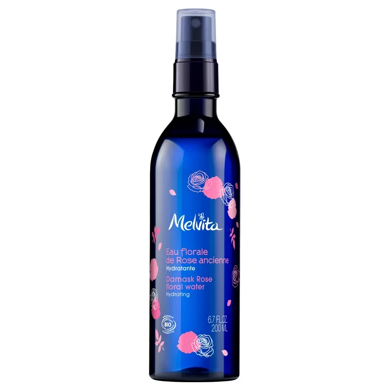 BIO-Rosenblütenwasser mit Spray - 200ml - Melvita