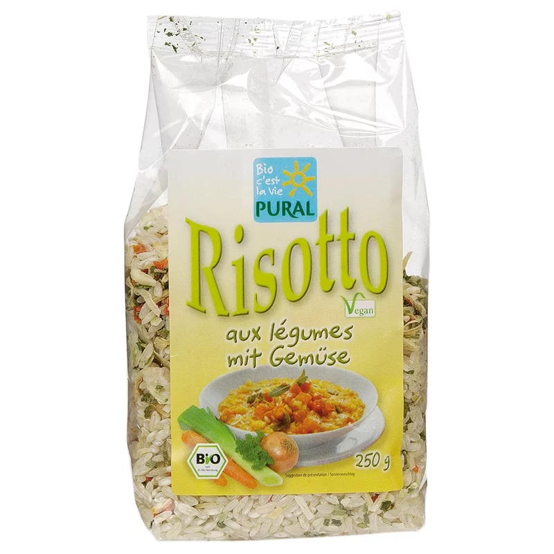 Risotto aux légumes BIO - 250g - Pural