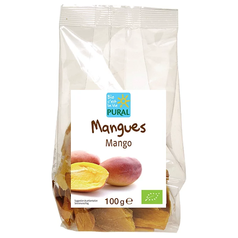 BIO-Mangostücke - 100g - Pural