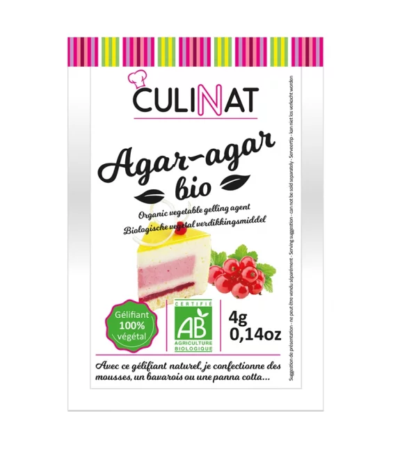 BIO-Agar-Agar - 5x4g - Culinat