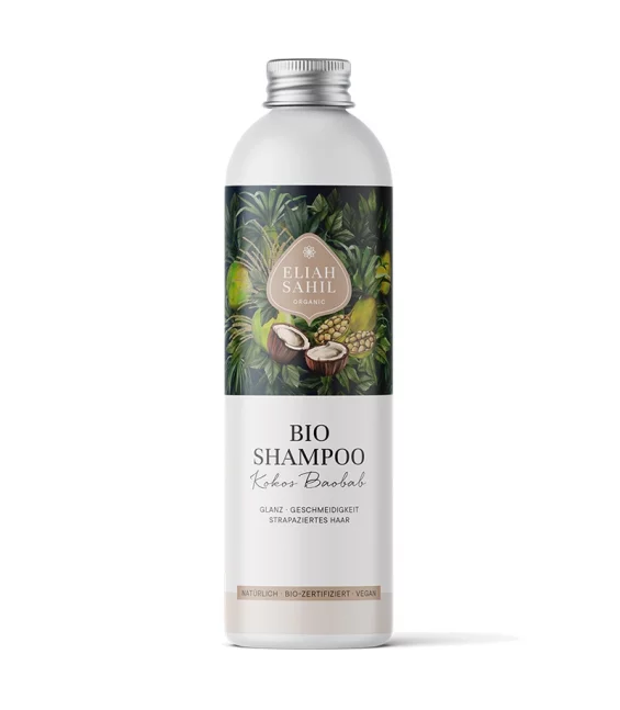 BIO-Shampoo Glanz & Geschmeidigkeit Baobab - 230ml - Eliah Sahil