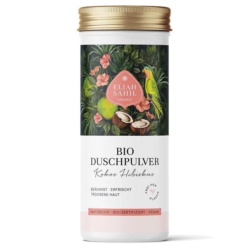 Douche en poudre apaisante BIO hibiscus - 90g - Eliah Sahil