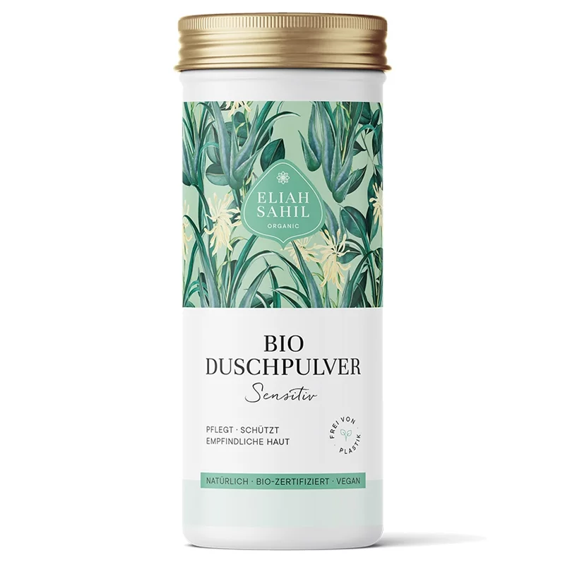 Douche en poudre sensitive BIO sans parfum - 90g - Eliah Sahil