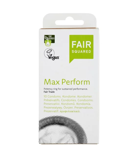 Natürliche Kondome Max Perform - 10 Stück - Fair Squared
