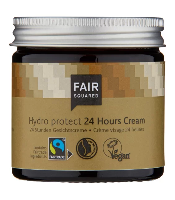 Crème protectrice & hydratante 24 heures BIO argan - 50ml - Fair Squared