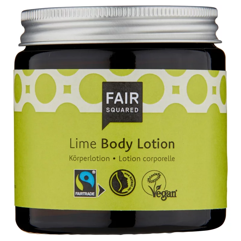 Lotion corporelle BIO citron vert - 100ml - Fair Squared