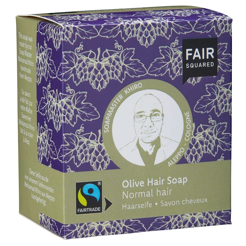 BIO-Haarseife Olive - 2x80g - Fair Squared