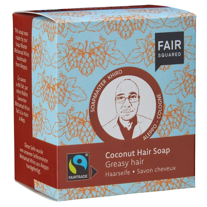 Savon cheveux BIO noix de coco - 2x80g - Fair Squared