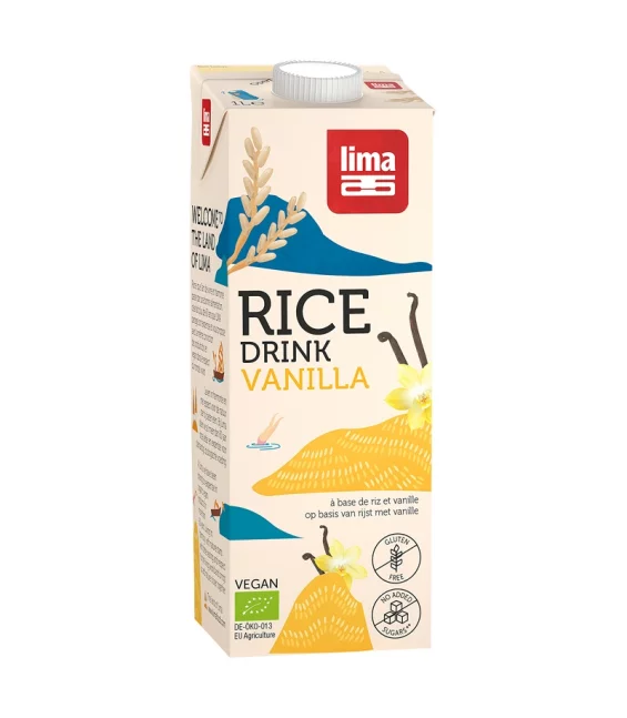Boisson de riz avec vanille BIO - 1l - Lima