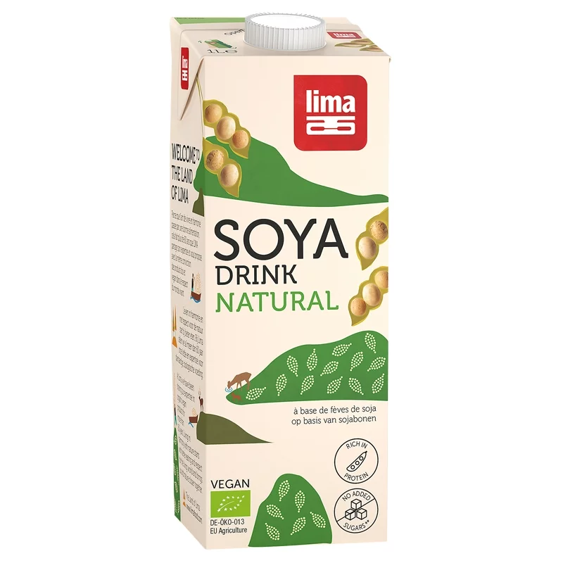 Boisson au soja nature BIO - 1l - Lima