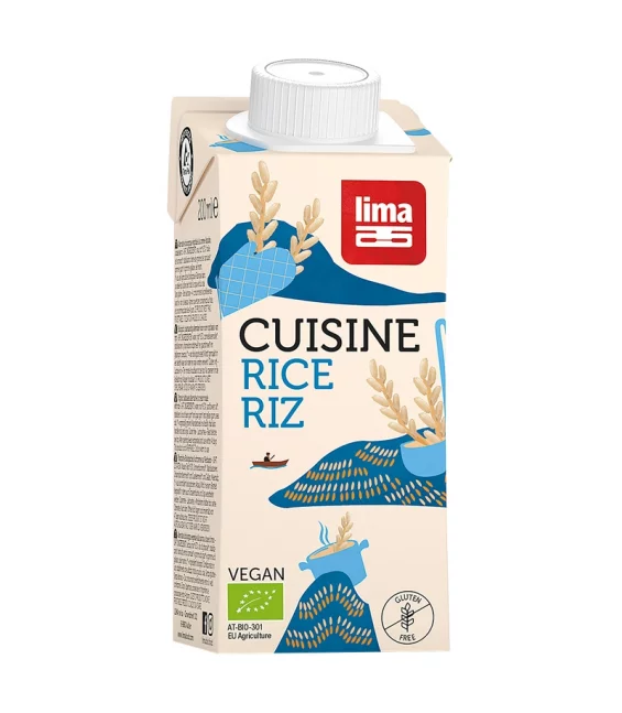 Crème au riz cuisine BIO - Rice Cuisine - 200ml - Lima