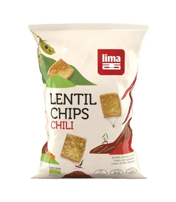 Chips de lentilles chili BIO - 90g - Lima