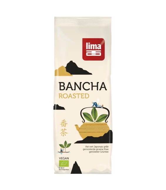 Thé vert japonais grillé BIO - Roasted Bancha - 75g - Lima