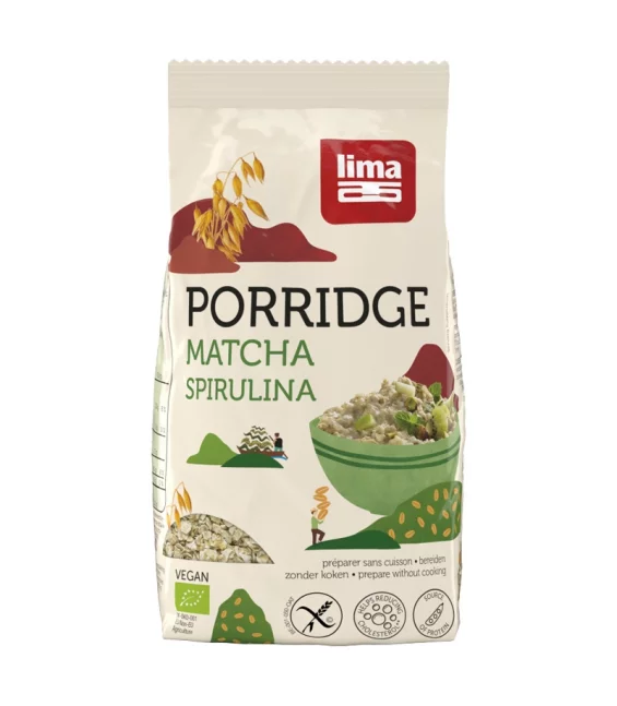 Porridge express matcha & spiruline BIO - 350g - Lima