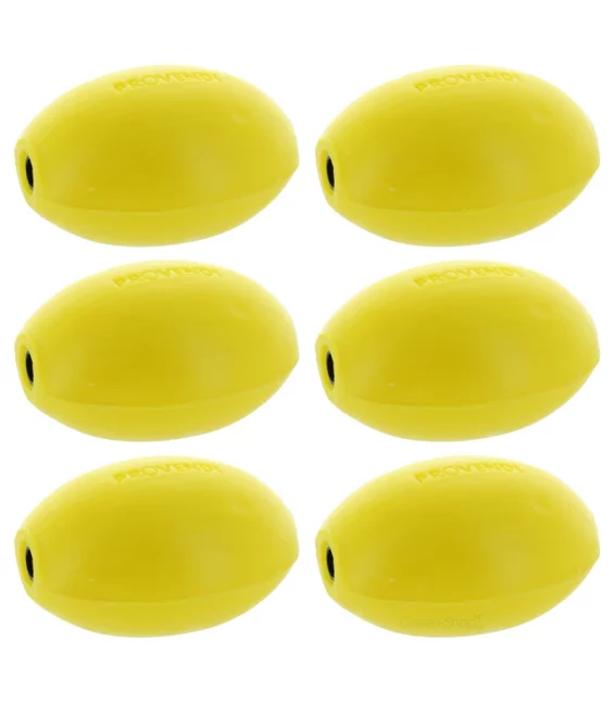 6 savons rotatifs jaunes naturels citron & pomme - 6x290g - Provendi