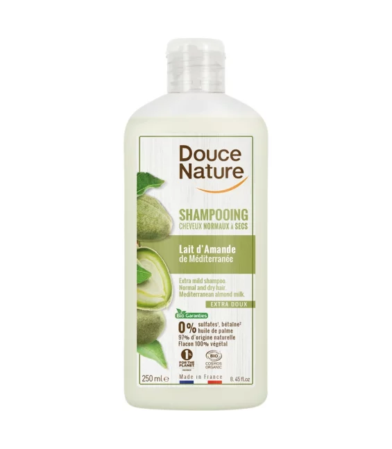 Shampooing doux BIO lait d'amande - 250ml - Douce Nature