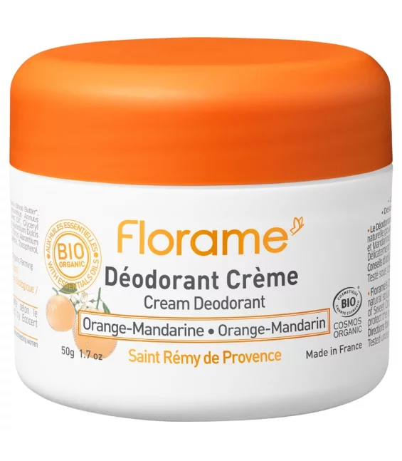 Déodorant crème BIO orange & mandarine - 50g - Florame