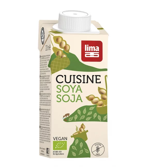 Crème au soja cuisine BIO - Soja Cuisine - 200ml - Lima