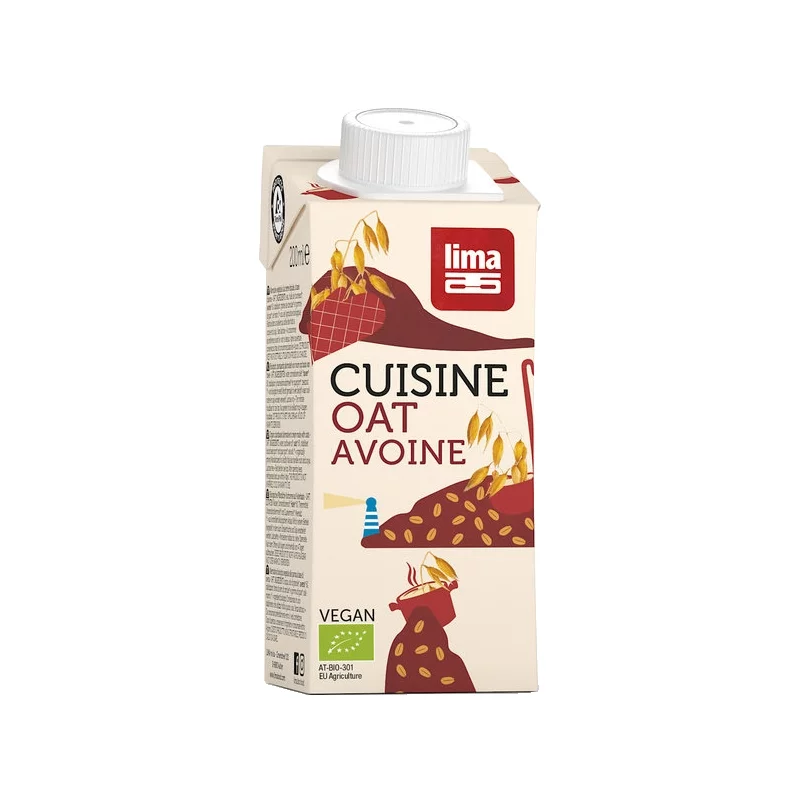 Crème d'avoine de cuisine BIO - Oat - 200ml - Lima