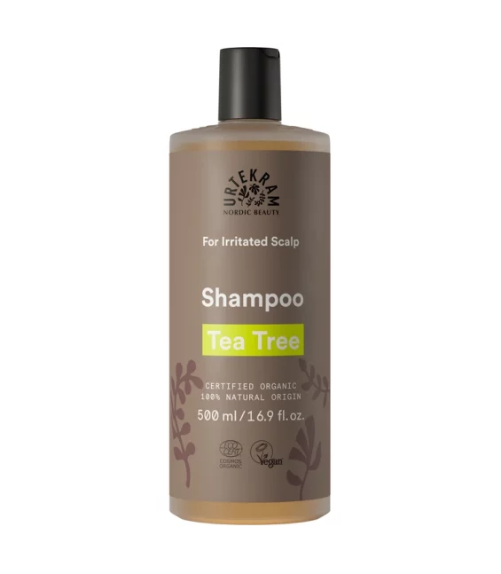 BIO-Shampoo für gereizte Kopfhaut Teebaum - 500ml - Urtekram