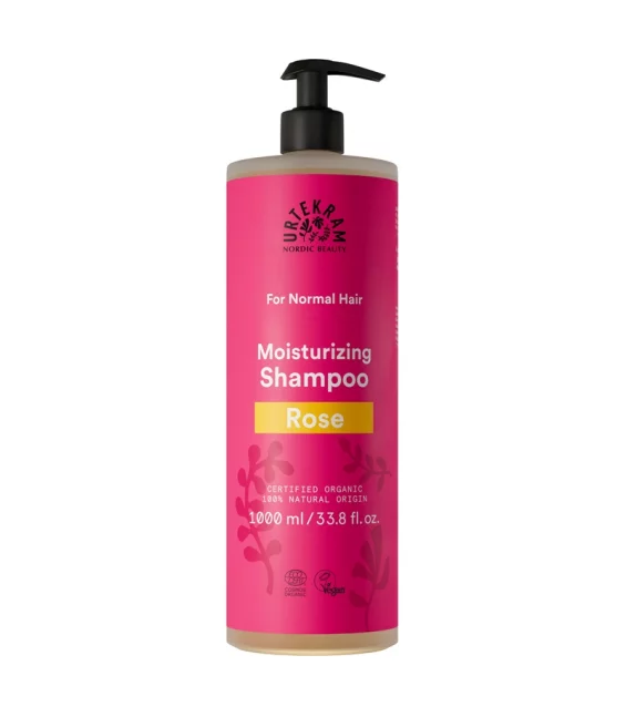BIO-Shampoo für normales Haar Rose - 1l - Urtekram