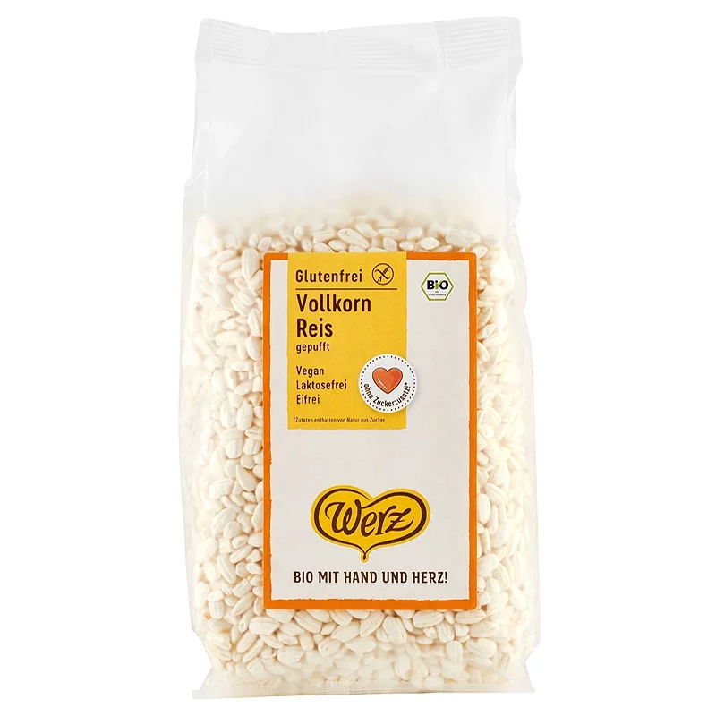 Riz complet soufflé BIO - 125g - Werz