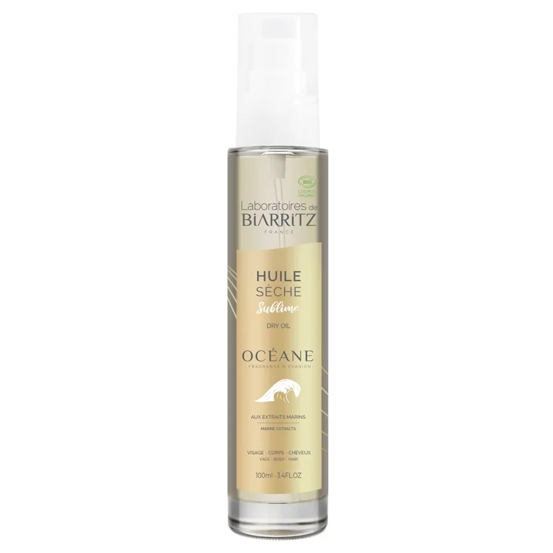 Huile sèche sublime BIO - 100ml - Laboratoires de Biarritz