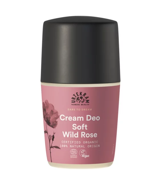 Déodorant à bille Dare to Dream BIO rose sauvage - 50ml - Urtekram