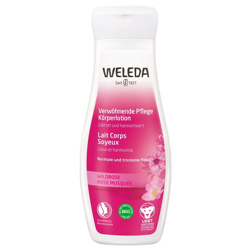 Verwöhnende Pflege BIO-Körperlotion Wildrose - 200ml - Weleda