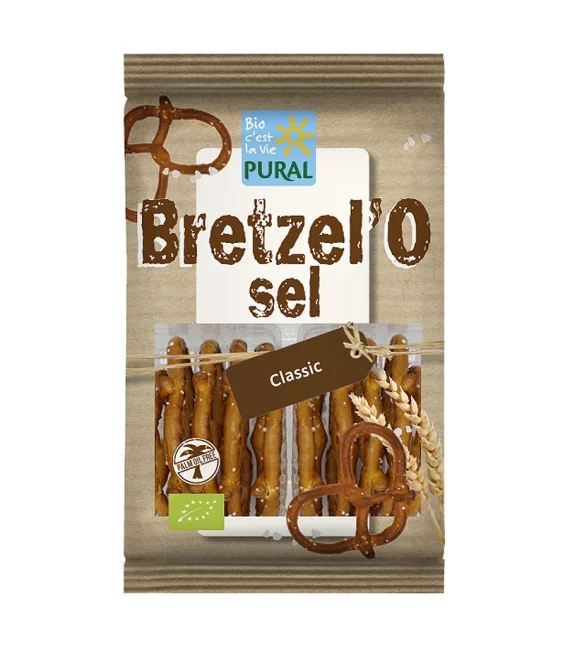 Bretzel croquants salés BIO - Bretzel' O sel - 100g - Pural