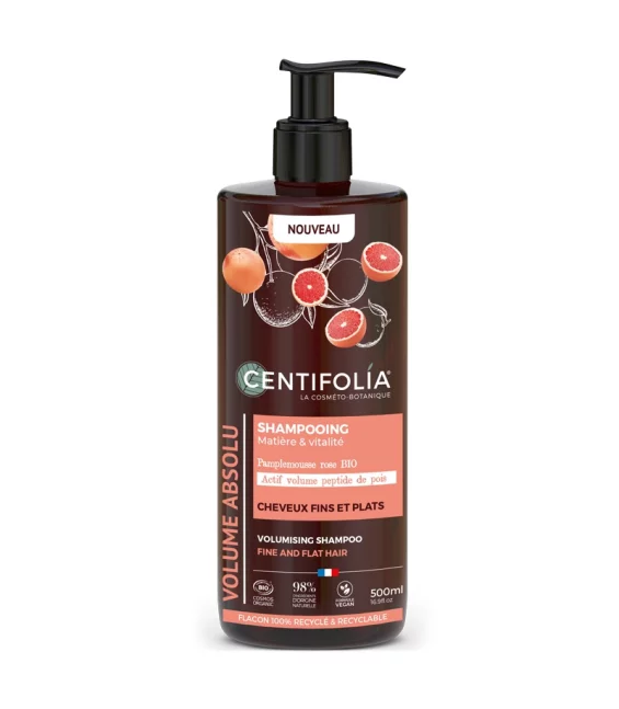 BIO-Shampoo Absolutes Volumen rosa Grapefruit - 500ml - Centifolia