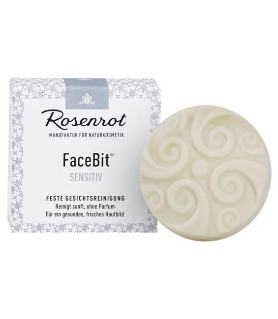 Nettoyant visage sensitif solide BIO sans parfum - 50g - Rosenrot