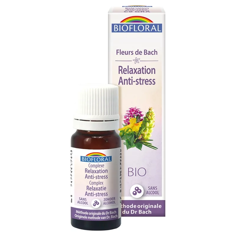 BIO-Bachblütenkomplex Globuli N°9 Anti-Stress & Entspannung - 10ml - Biofloral