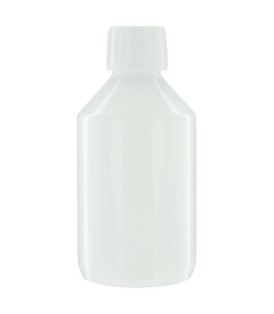 Weisse Plastikflasche 250ml mit Schraubverschluss - Aromadis
