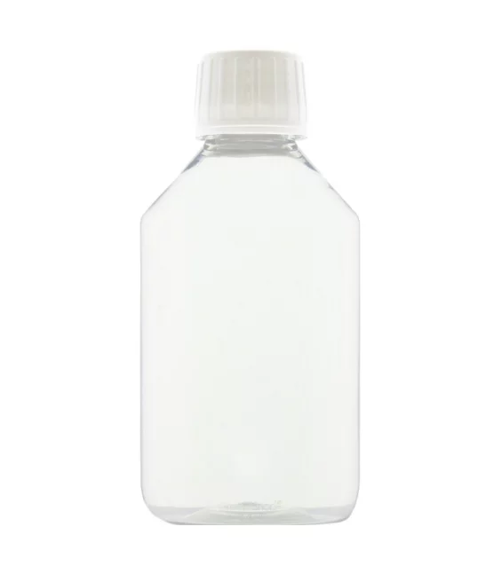 Transparente Plastikflasche 250ml mit Schraubverschluss - Aromadis