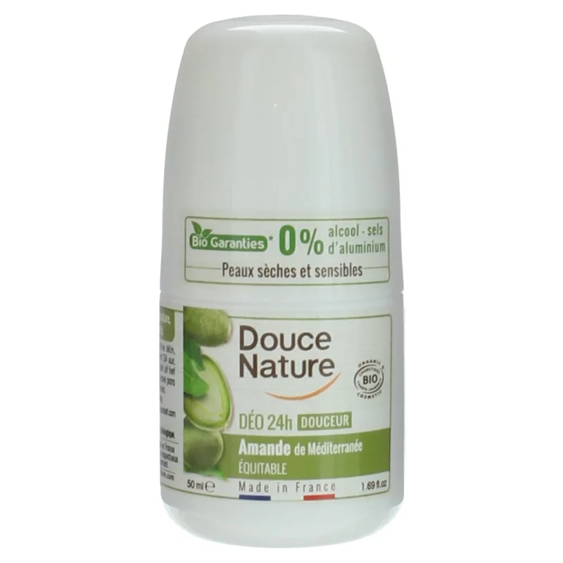 Sanfter BIO-Deoroller 24h BIO Mandel - 50ml - Douce Nature