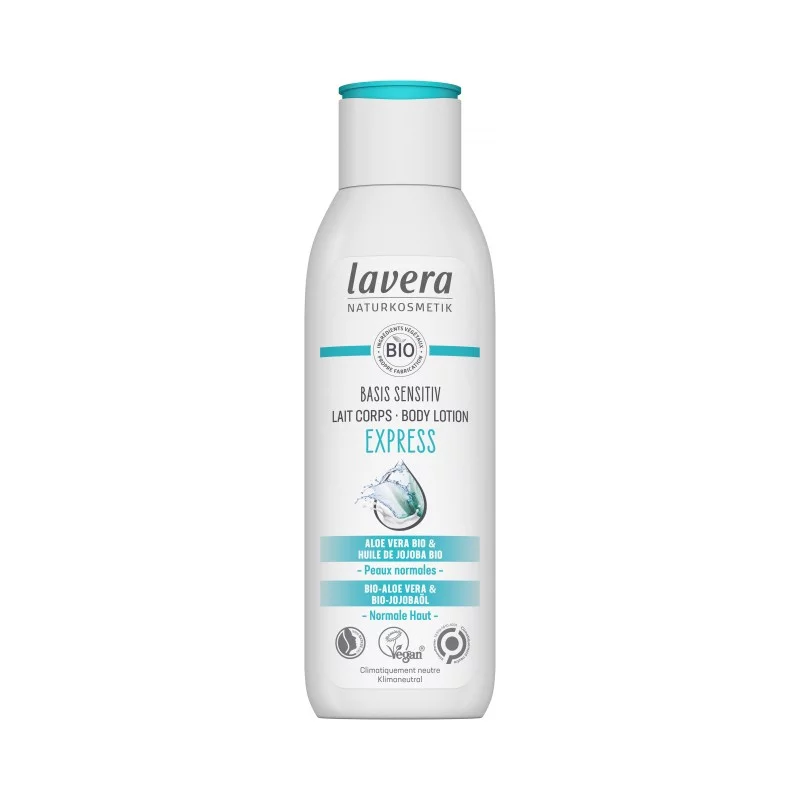 Lait corps express BIO ﻿jojoba & aloe vera - 250ml - Lavera