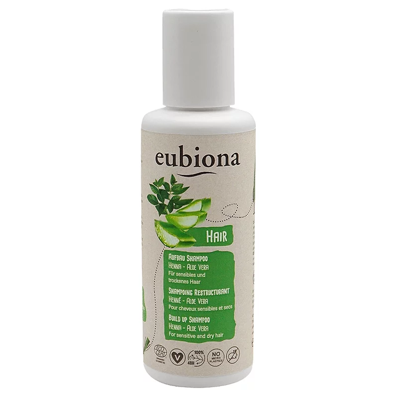 Shampooing restructurant BIO henné & aloe vera - 200ml - Eubiona