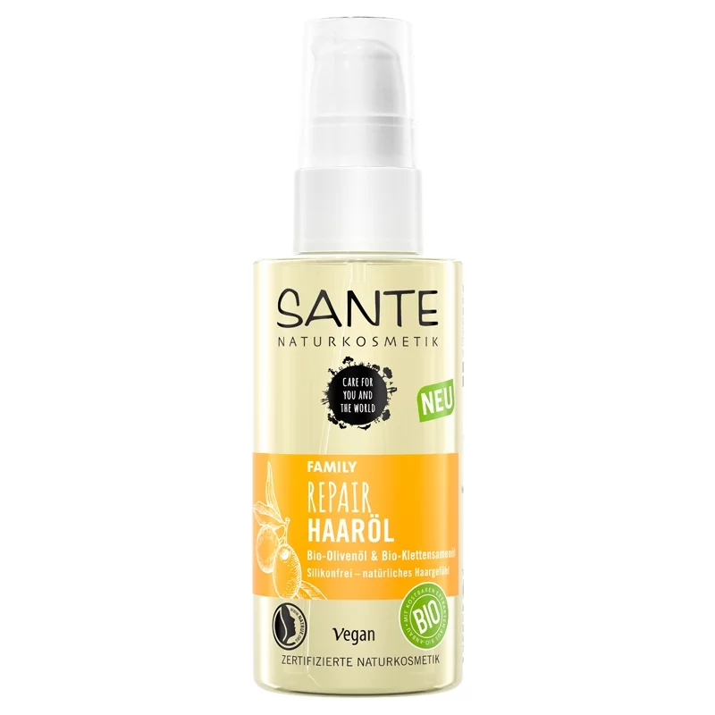 Family Repair BIO-Haaröl Olive & Klettensamen - 75ml - Sante