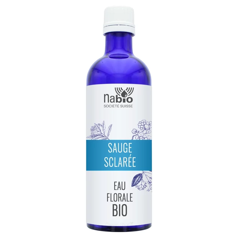 Eau florale BIO Sauge sclarée - 200ml - Nabio