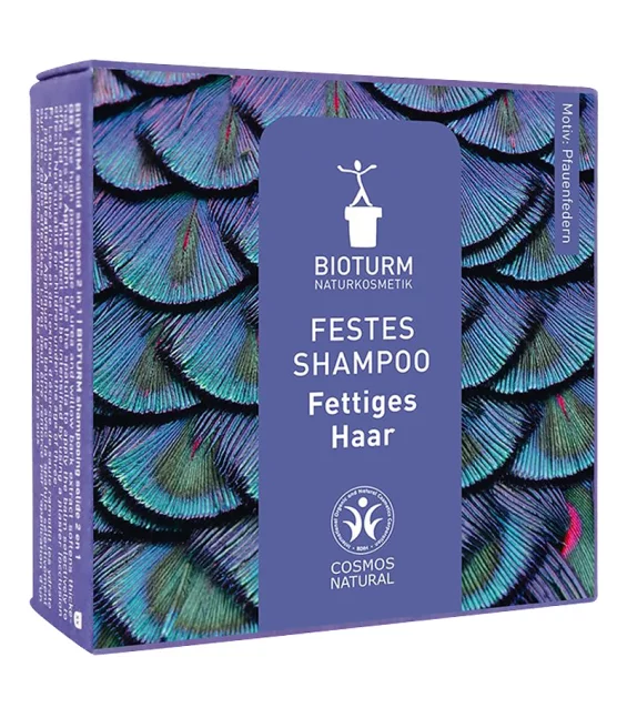 Natürliches festes Shampoo für fettiges Haar Birke - 100g - Bioturm