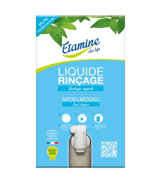 Liquide rinçage brillance lave-vaisselle écologique - 10kg - Etamine du Lys