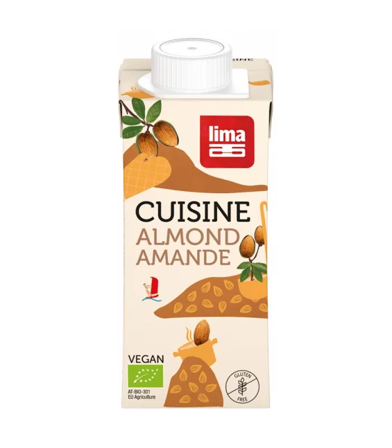 Crème d'amande cuisine BIO - Almond Cuisine - 200ml - Lima