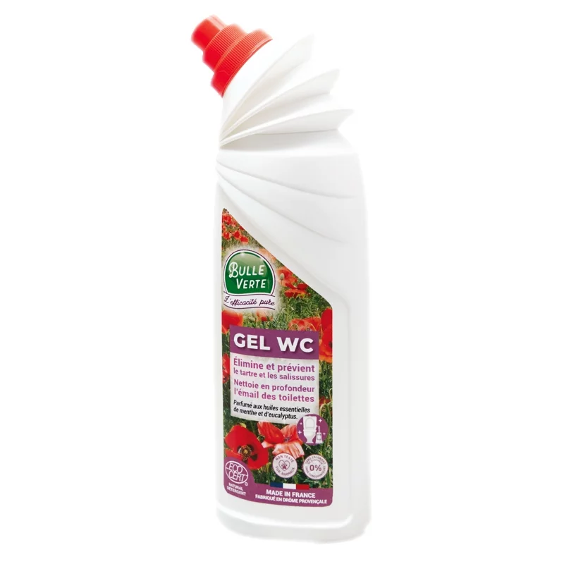 Gel WC écologique menthe & eucalyptus - 750ml - Bulle Verte